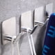 thumbnail image 1 of Maximize Your Space with 4pcs Stainless Steel Adhesive Hooks - Perfect for Hanging Clothes, Hats, Robes, Towels, and Coats in Your Bathroom or Kitchen, 1 of 5