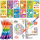 thumbnail image 1 of Libros para colorear BenLouis 17 x 10 cm, paquete de 12 con crayones, 1 of 7
