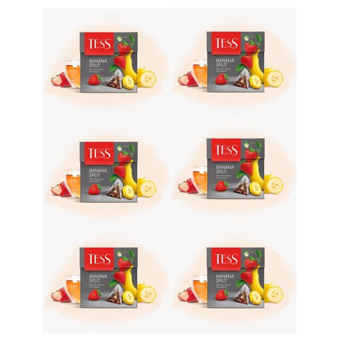 Pack 6 Té Tess Banana Split