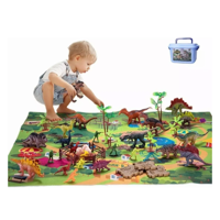 Set De Dinosaurios Con Accesorios 104 Piezas - Comercial Myl