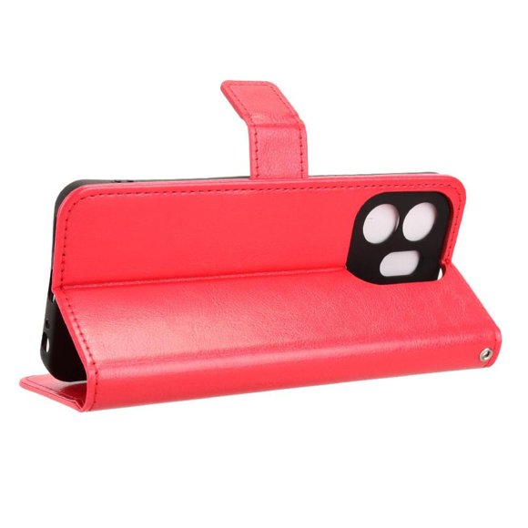 Funda tipo libro para itel A100C 4G, cartera todo‑en‑uno, funda multifuncional con tarjetero y correa de muñeca desmontable