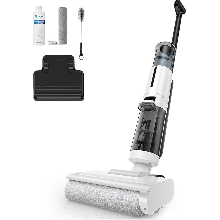 Jonr, Xiaomi Ecosistema - Jonr Ed12 Lite – Aspiradora En Seco Y Húmedo, Sin Cable, Con Autolavado, Limpieza De Bordes , Sistema Antienredos