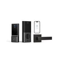 Smart Lock Eufy Security C220 Con Palanca De Puerta, Wi-Fi, Huella Digital