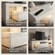 thumbnail image 4 of Rack Tv 120x36x45cm 2 Tiras Con Luz Variable Diseño Eeuu Color Blanco, 4 of 8