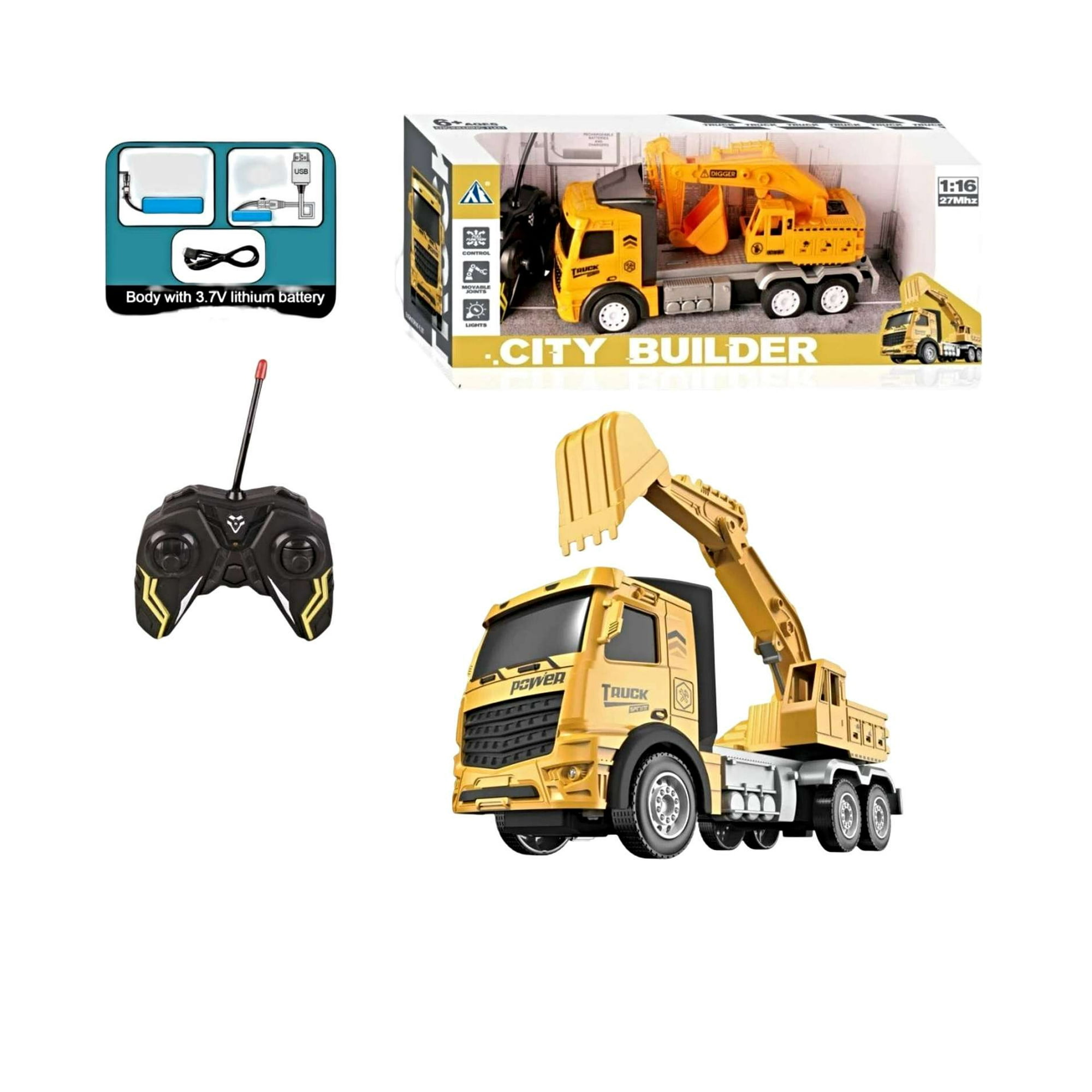 Ali Chile - Excavadora Recargable Con Control Remoto