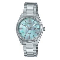 Reloj Análogo Para Mujer Casio Standard Acero Inoxidable Dial Nácar Quartz Ltp-1302Ds-2Av