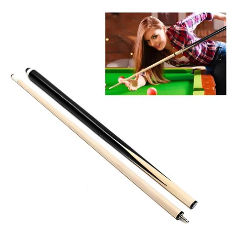 Genérica - Taco De Pool Palo Maple Billar Madera Alta Calidad 145Cm Φ13Mm