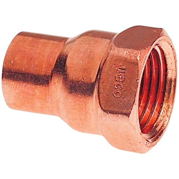 Adaptador NIBCO 1/2COPR3/8FPT, accesorio de plomería de cobre