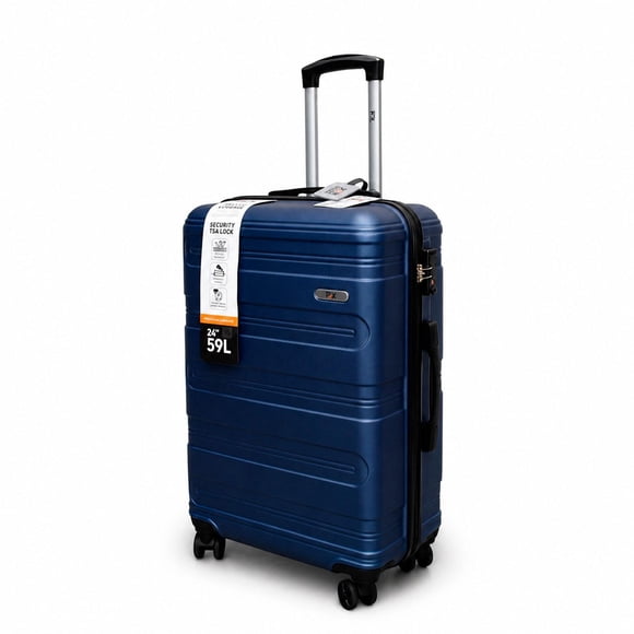 Maleta Northpak Rigida Resistente Ultraliviana 24" 59L Azul