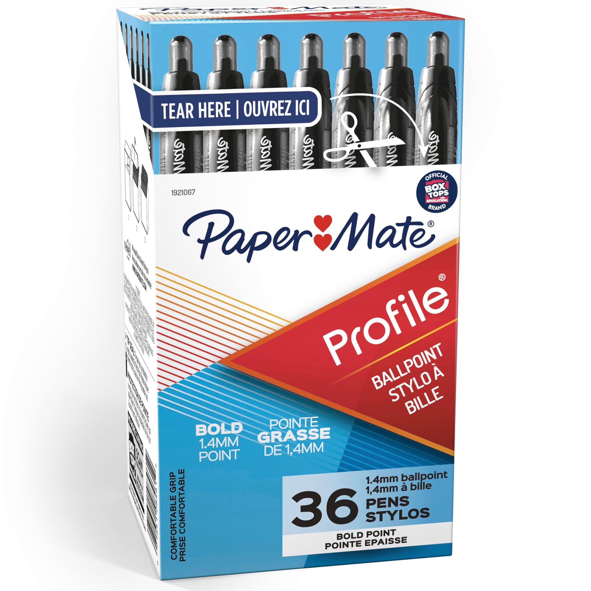 Paper Mate‌ - Bolígrafos Paper Mate Profile Bold Point Black 36