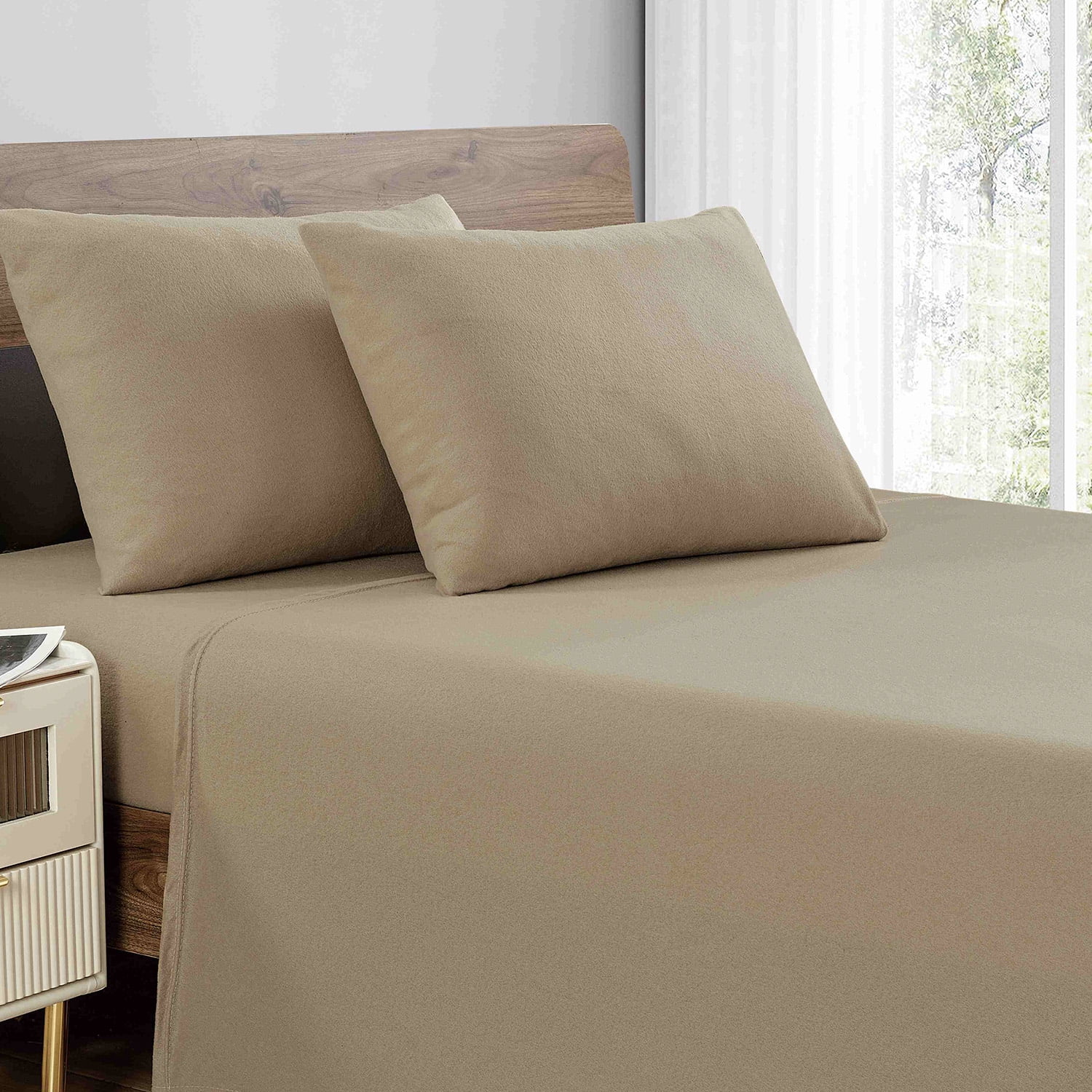 Sabana Andes Polar Lisa Beige 1.5 Plaza