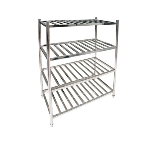 Imahe - Estanteria Acero Inox Tipo Rejilla De 150X45X155 Cm