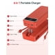 thumbnail image 2 of Power Bank aonidi 20000 mAh con cables y enchufe de pared, rojo, 2 of 9