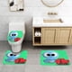 thumbnail image 2 of Bebé Divertido GooGoo y GaaGaa Juego de 3 alfombras de baño de coral fleece: tapete de baño + alfombra de inodoro en forma de U + funda de tapa de inodoro en forma de O, 2 of 6