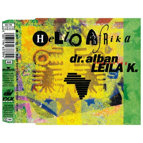 Dr Alban t Leila K Hello Afrika Cd Single Usado