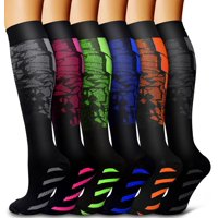 Calcetines De Compresión Bluemaple Copper, Paquete De 6, Para Mujeres Y Hombres