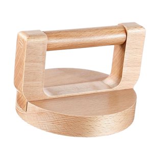 Magideal - Barra De Madera Para Impresión, Herramienta De Impresión Manual Con Mango, Fácil De Limpiar, Herramienta De Prensa De Impresión De Haya Para Álbumes De Recortes, Manualidades Mango Redondo