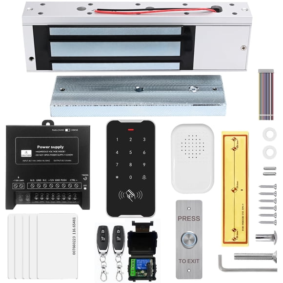 Juego de kit de sistema de control de acceso a puertas con cerradura magnética de 1200 libras