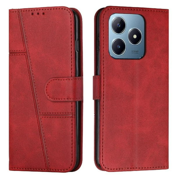 Funda Flip Para Realme C63 – Carcasa Delgada Y Resistente A Impactos Con Soporte Para Uso Diario Y Profesional