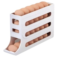 Genérico - Práctico Hueveras Deslizante Automática De 4 Capas/30 Huevos