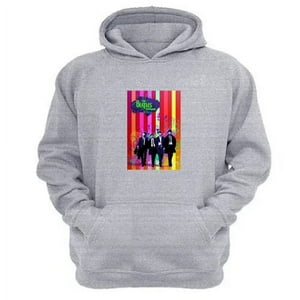 Genérico - Polerón Canguro The Beatles Gris Claro Talla S Unisex