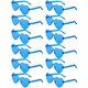 thumbnail image 1 of Gafas de sol LYMOJOR Corazón azul – Pack de 12 para fiestas, 1 of 6