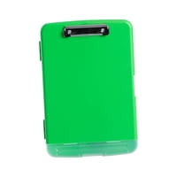 Magideal - Portapapeles Con Almacenamiento Y Portalápices, Organizador De Portapapeles Tamaño A4, Carpeta Portapapeles Multiusos Pp A Prueba De Polvo Para Médico Verde Fluorescente