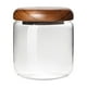 thumbnail image 1 of Tarro de almacenamiento de vidrio con tapa hermética, bote de cocina, contenedor de alimentos para encimera, tarro de miel para nueces, pasta, azúcar, , tapa a presión 38 tapa a presión 380ml, 1 of 5