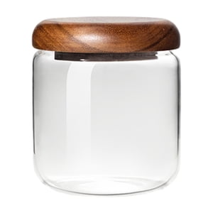 Magideal - Tarro De Almacenamiento De Vidrio Con Tapa Hermética, Bote De Cocina, Contenedor De Alimentos Para Encimera, Tarro De Miel Para Nueces, Pasta, Azúcar, , Tapa A Presión 38 Tapa A Presión 380Ml