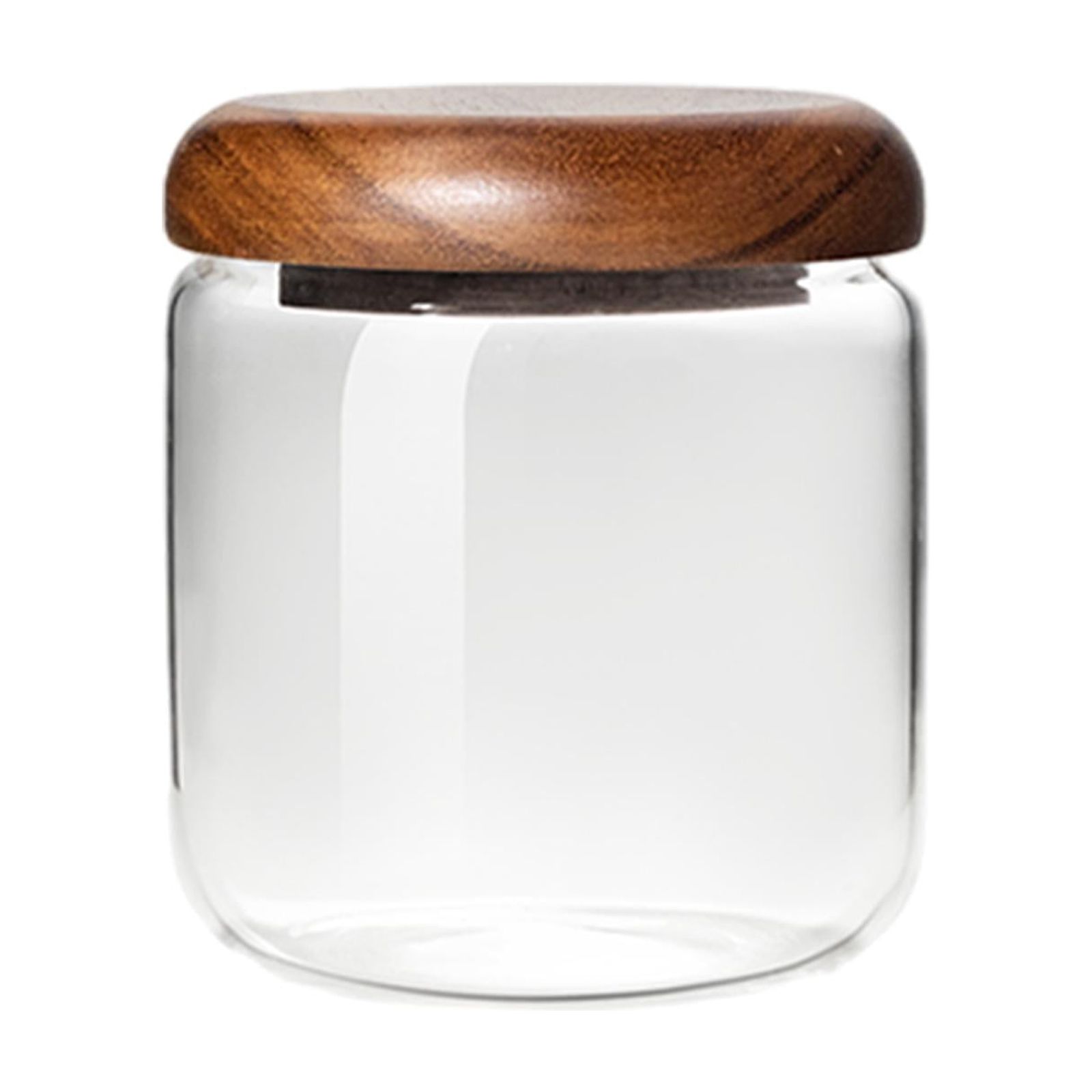 Magideal - Tarro De Almacenamiento De Vidrio Con Tapa Hermética, Bote De Cocina, Contenedor De Alimentos Para Encimera, Tarro De Miel Para Nueces, Pasta, Azúcar, , Tapa A Presión 38 Tapa A Presión 380Ml