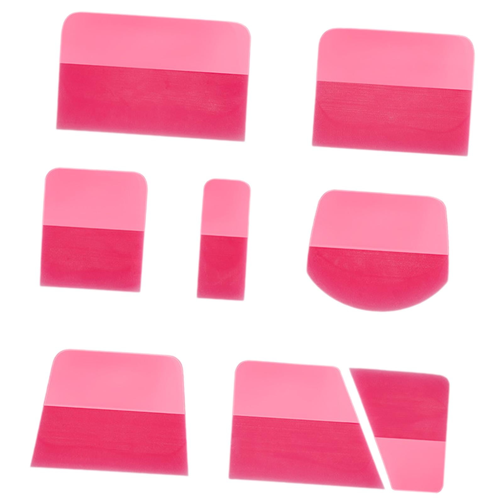 Magideal - 8 Espátulas Ppf Para Vinilo, Accesorios Prácticos, Espátulas De Tpu, Herramientas Para Tintado De Ventanas, Instalación De Vinilos Para Coches Y Papel Rosa
