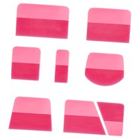 Magideal - 8 Espátulas Ppf Para Vinilo, Accesorios Prácticos, Espátulas De Tpu, Herramientas Para Tintado De Ventanas, Instalación De Vinilos Para Coches Y Papel Rosa