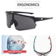 thumbnail image 4 of POLASUP GAFAS LENTES DE SOL Gafas de sol deportivas negras con lentes oscuros y diseño aerodinámico. Protección UV 400, ligera y resistente. Ideales para ciclismo, running y actividades, 4 of 5