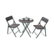thumbnail image 1 of Set 2 Sillas + Mesa Redonda Plegable 60 Cm Rattan Cafe Tamaño Único, 1 of 6