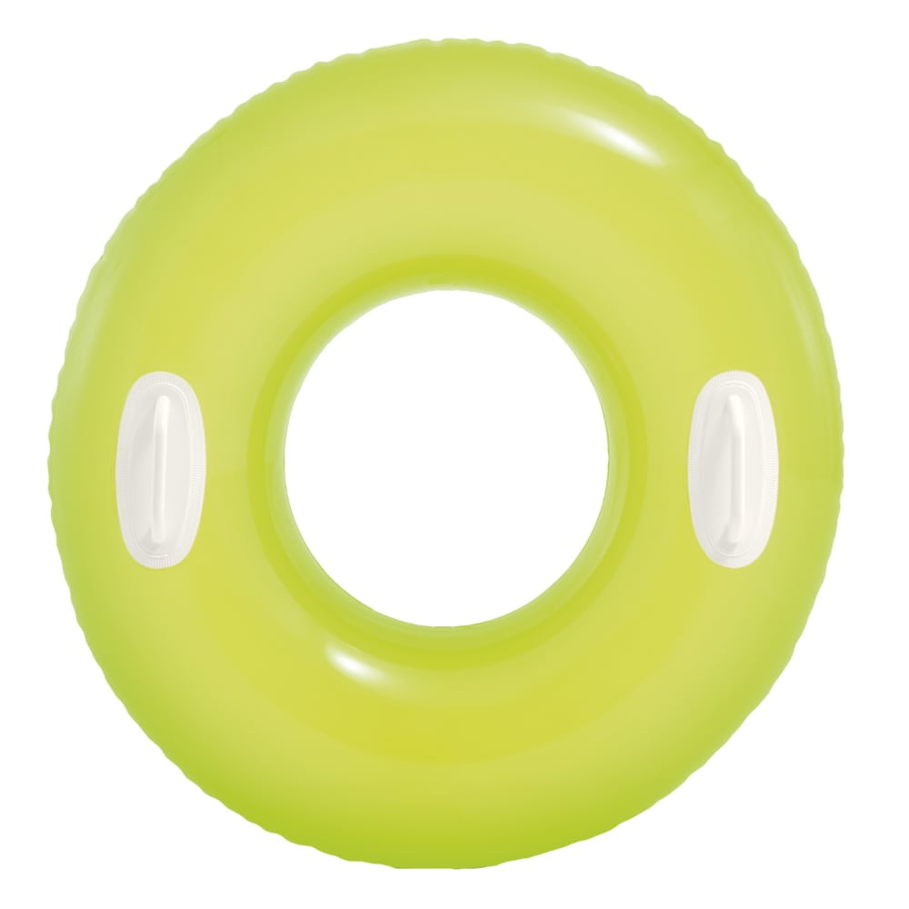 Flotador Anillo Intex Con Asas, 76cm Amarillo