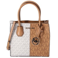 Cartera Michael Kors Womens Mercer Medium Twotone Logo Crossbody Bag Deer Nulti 35F4Gm9M2B-Deerm