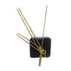 thumbnail image 4 of Mecanismo De Movimiento De Reloj De Cuarzo De Pared DIY Para Reloj Artesanal De Punto De Cruz Mano Dorada Resistente, 4 of 5