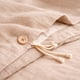 thumbnail image 3 of Funda plumon Lino Beige Super King Le Cottonier By Biancobelo, 3 of 3
