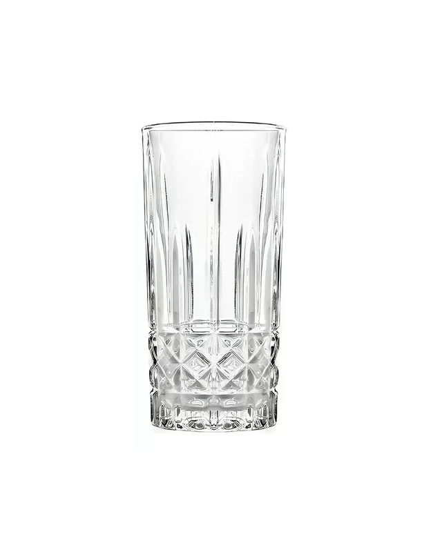 Genérico - Set 6 Vasos Altos Stirling 360Ml Vidrio Trago Largo
