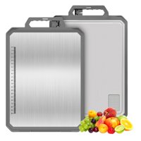 Tabla De Cortar Igoye De Acero Inoxidable De Doble Cara 43,7 X 30,5 Cm