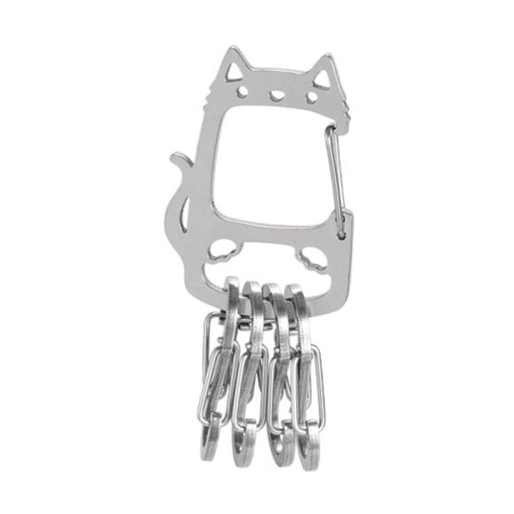 Cadena de metal llave de acero inoxidable soporte para la llave de acero para el automóvil Otras llaves de llave de llave llavero para llaves de autom