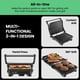 thumbnail image 3 of Panini Press Grill And Gourmet Sandwichera, 3 of 8