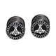 thumbnail image 3 of Pendientes Con Estilo Para Hombres Y Mujeres Aretes Redondos De Metal Joyería Estilo K, 3 of 5