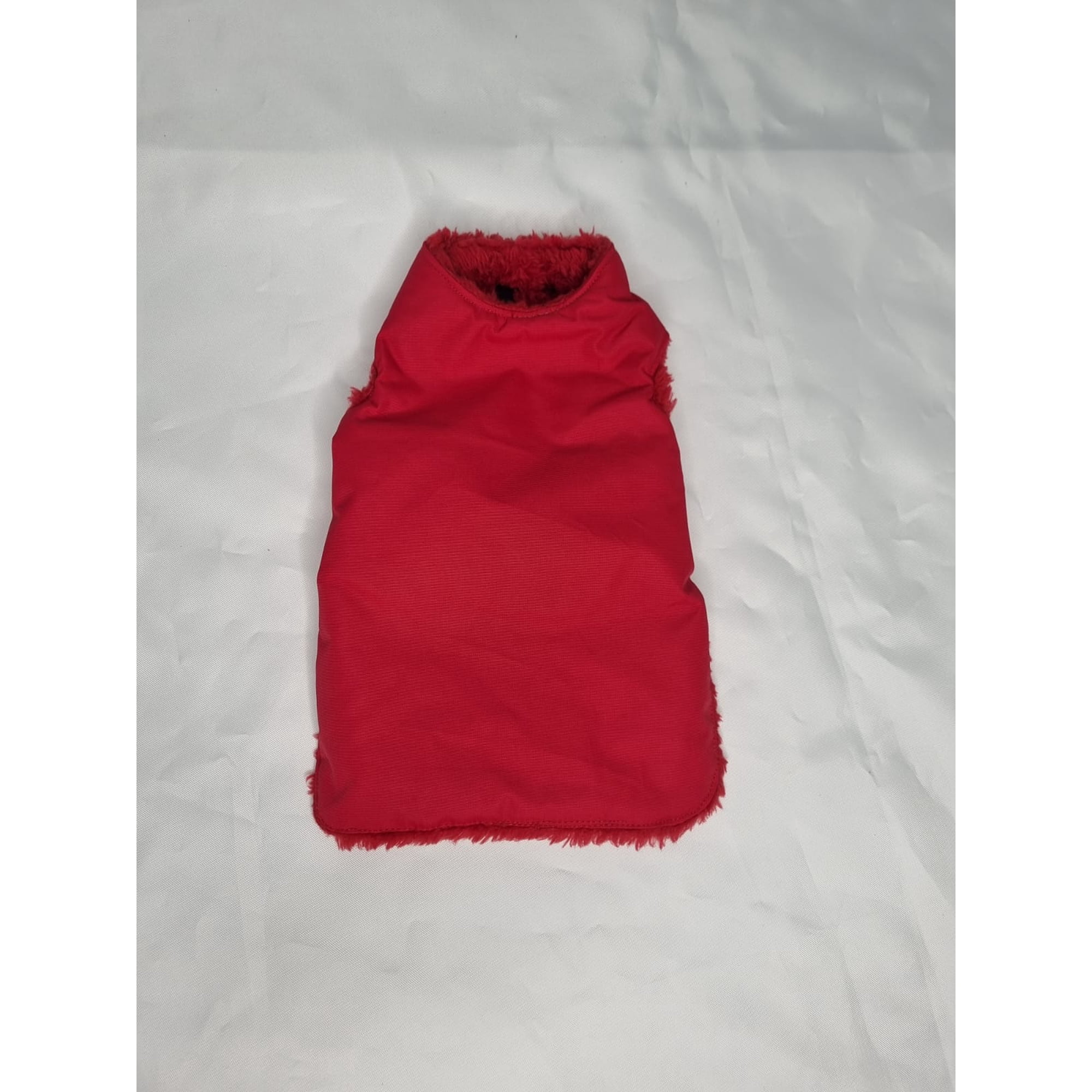 Capa mascota impermeable roja talla XS