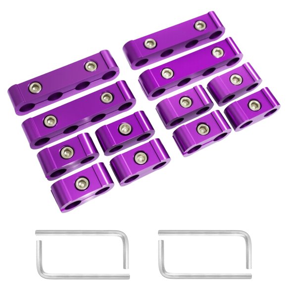 Separador de Cables Aitruman 12 piezas Morado 8/9/10 mm