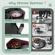 thumbnail image 5 of Comederos para perro Bsemax ajustables y elevados, 4 alturas, 2 de acero, 5 of 9