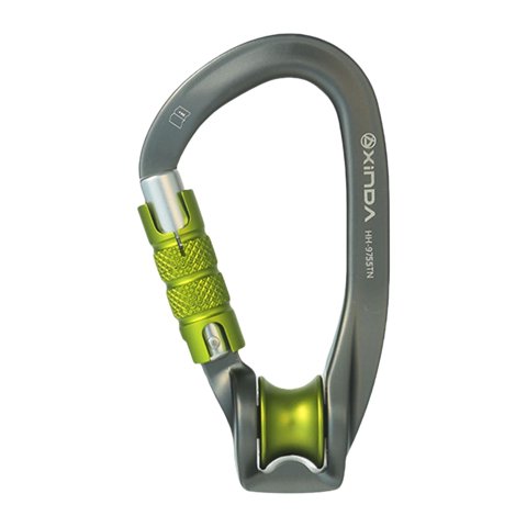 Ioensy - Mosquetón Con Polea Para Escalada En Roca Con Cierre Automático Para Senderismo Y Viajes