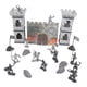 thumbnail image 3 of 21x Castle Battle Model Set de Acción Recuerdos Turísticos Men Kit de Accesorios para Desarrollar Imaginaciones Grass Ground Ages, 3 of 5