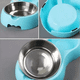 thumbnail image 3 of Plato doble con dispensador agua mascotas color azul, 3 of 3