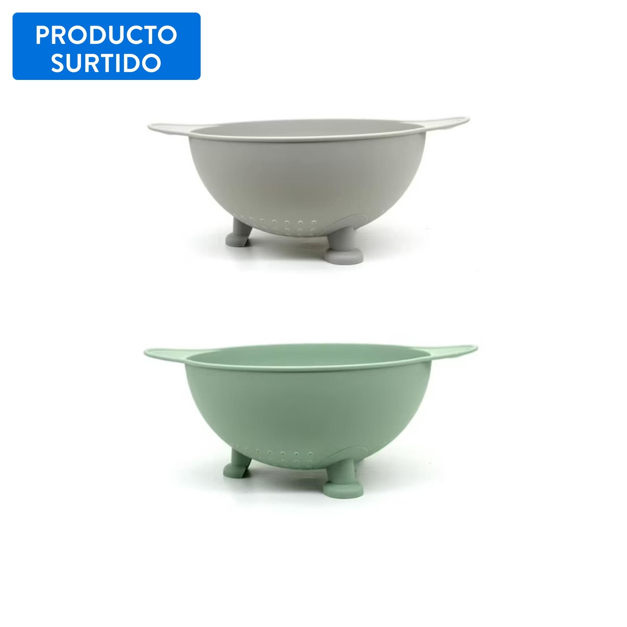Bowl Colador 24.5X12.5 Pieza, color surtido
